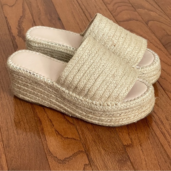 Princess Polly Shoes Princess Polly Barbados Woven Straw Platform